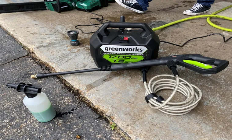 greenworks pressure washer how to add attachment