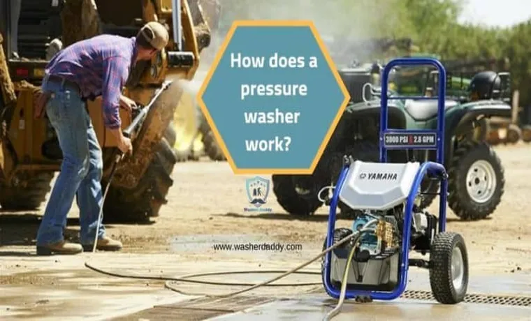 how do you work a pressure washer