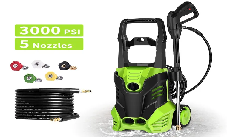 how much is a 3000 psi pressure washer