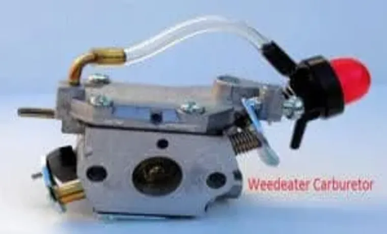 How to Adjust Carburetor: Weed Eater WT3100 Gas Trimmer for Efficient Performance