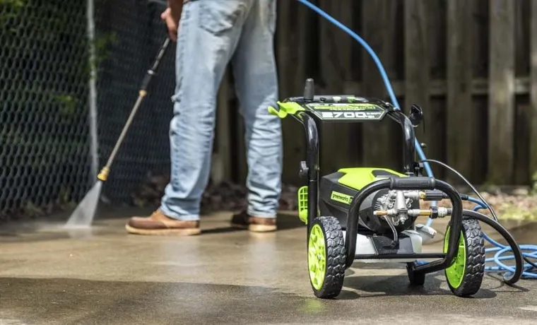 how to adjust pressure on greenworks pressure washer