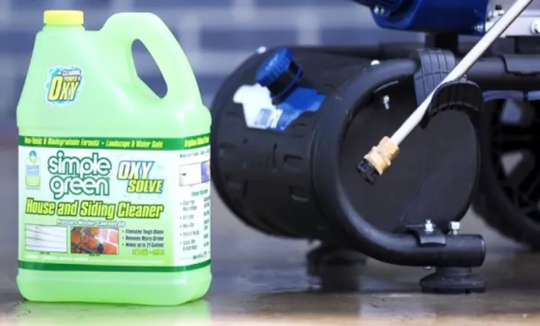 how to attach detergent bottle to pressure washer