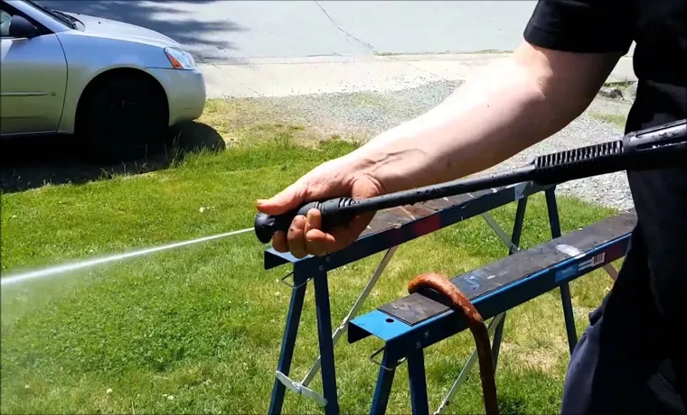 how to bend a pressure washer wand