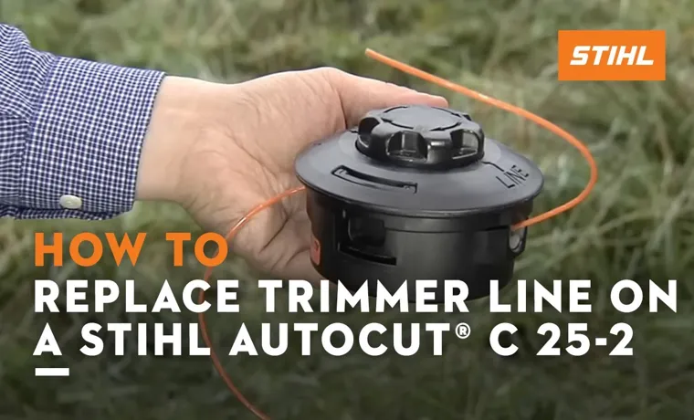 how to change cutting string on stihl weed trimmer