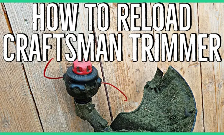 how to change line in crafttsman weed trimmer