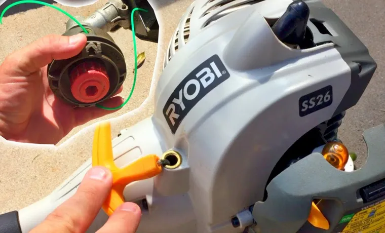 how to change line on ryobi weed trimmer