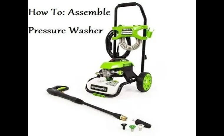 how to fix greenworks pressure washer