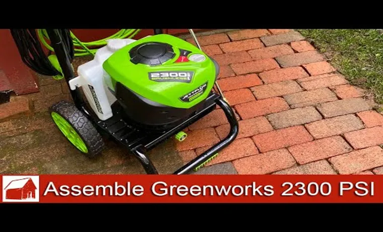 How to Fix Greenworks Pressure Washer: Troubleshooting Tips & Tricks