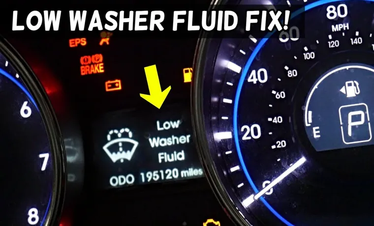 How to Fix Low Washer Fluid Pressure: Simple Solutions for Clear Vision