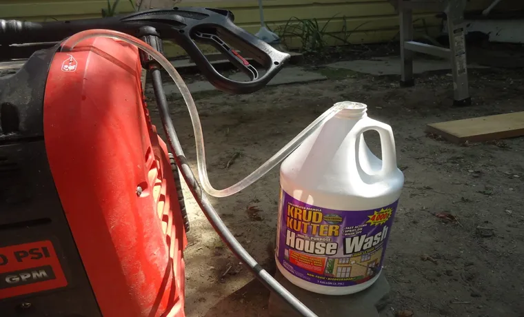 how to get pressure washer to siphon