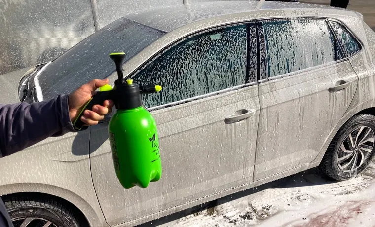 how to make foam with pressure washer