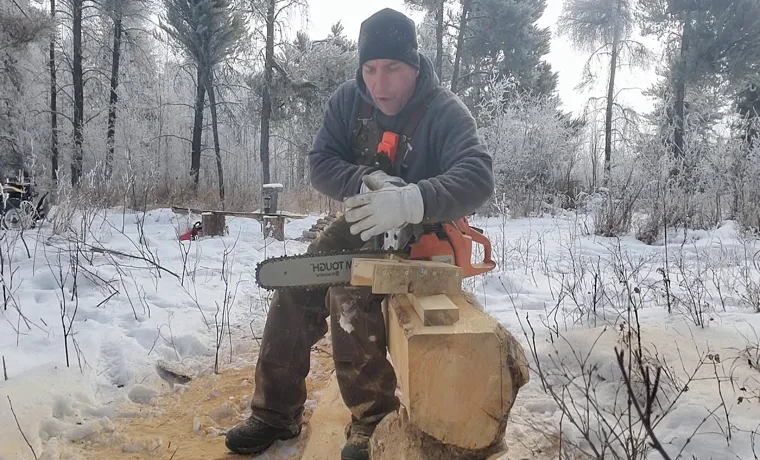 how to make the first cut with a chainsaw mill