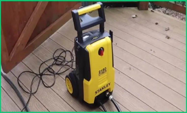 how to operate an electric pressure washer