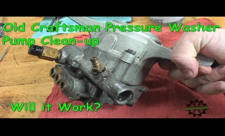 How to Rebuild Craftsman Pressure Washer Pump: Step-by-Step Guide