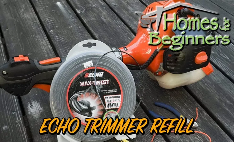 how to refill trimmer line on a weed eater