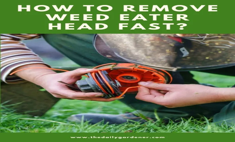 how to remove a stool from weed trimmer