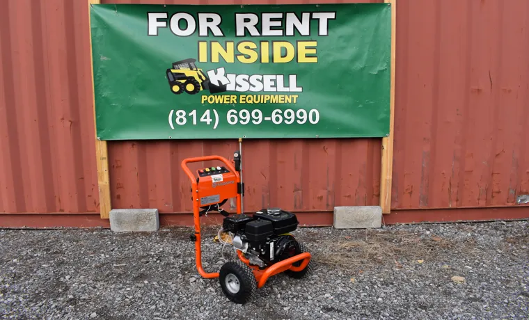 how to rent pressure washer