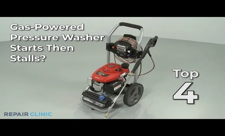 How to Repair a Gas-Powered Pressure Washer: A Complete Guide
