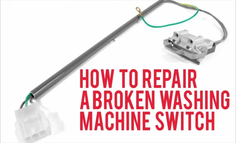 how to replace pressure switch on kenmore washer