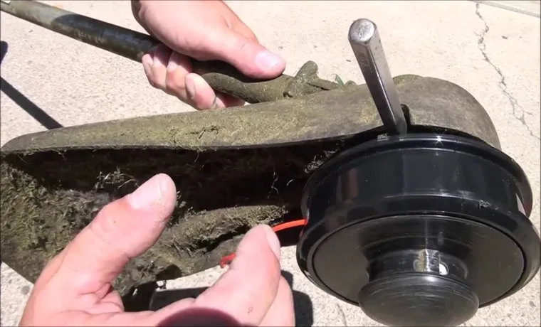 how to replace weed trimmer head