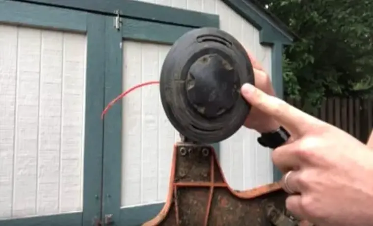 how to replace weed trimmer line
