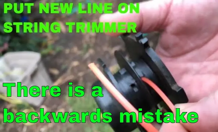 How to Restring a Double Line Weed Trimmer: Step-by-Step Guide
