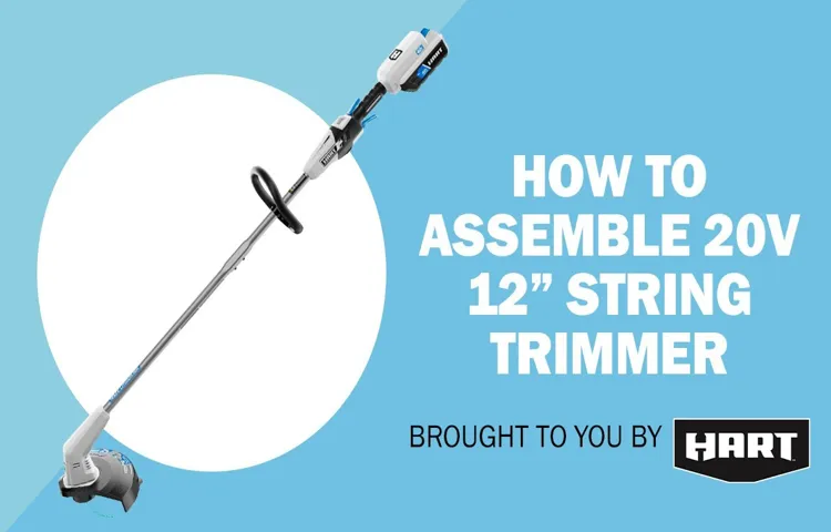 how to restring a hart weed trimmer