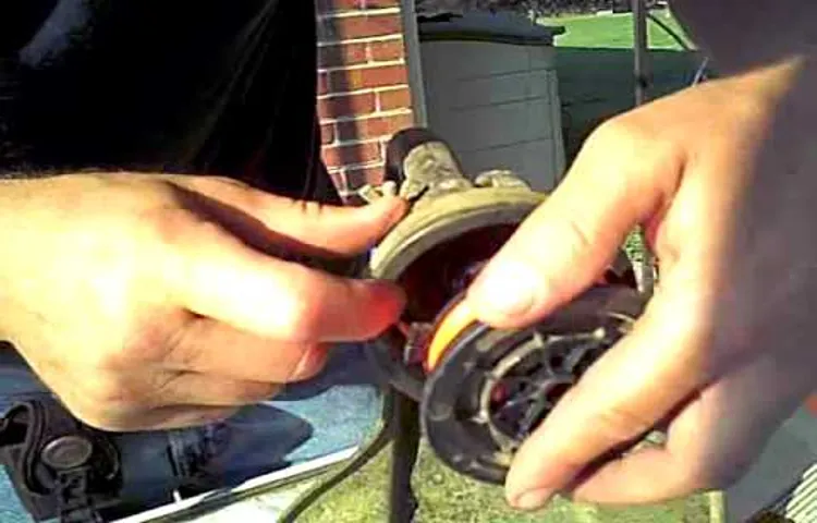 how to restring craftsman weed trimmer