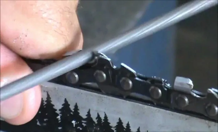 how to sharpen a chainsaw for milling lumber