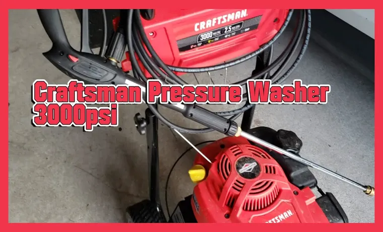 how to start a pressure washer craftsman