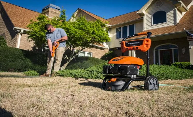 how to start generac 3100 psi pressure washer