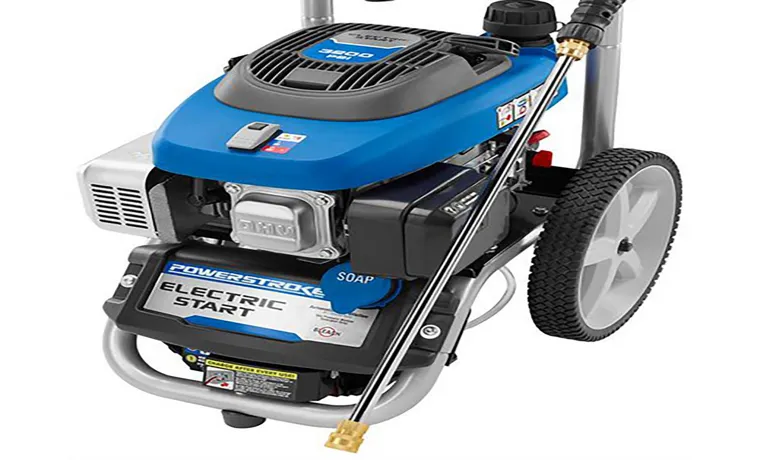 how to start powerstroke pressure washer