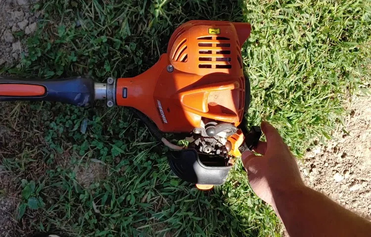 how to store a gas weed trimmer