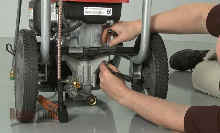 how to test a pressure washer engine