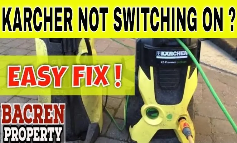 How to Turn Off Karcher Pressure Washer: A Step-by-Step Guide