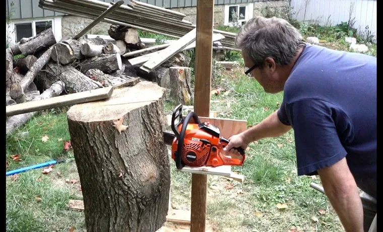 how to use a chainsaw to mill lumber