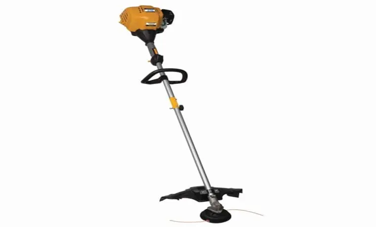 how to use a cub cadet weed trimmer