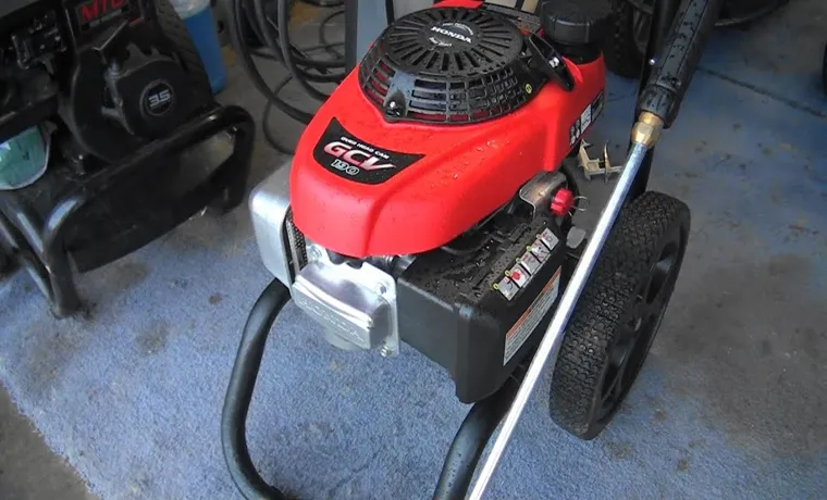 how to use a gcv 190 pressure washer