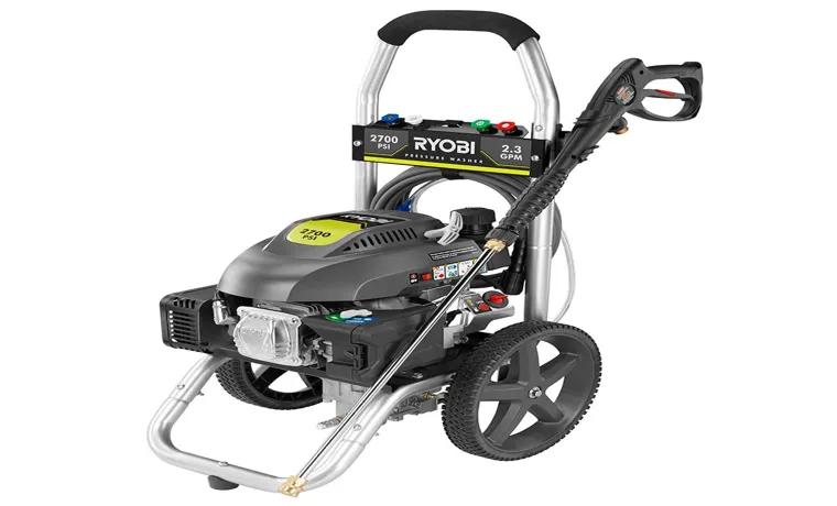 how to use a ryobi electric pressure washer