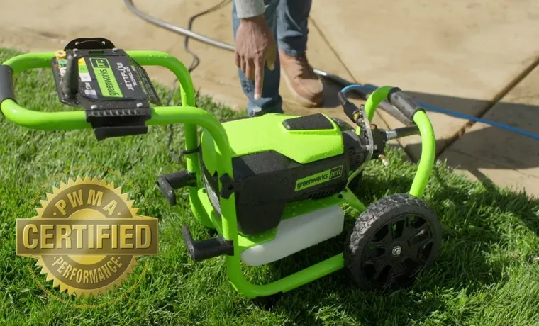 How to Use Greenworks Pressure Washer 2100 PSI: A Comprehensive Guide