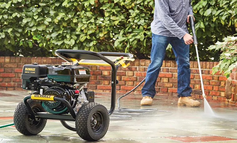 how to use high pressure washer