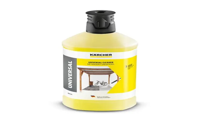 how to use karcher pressure washer with detergent