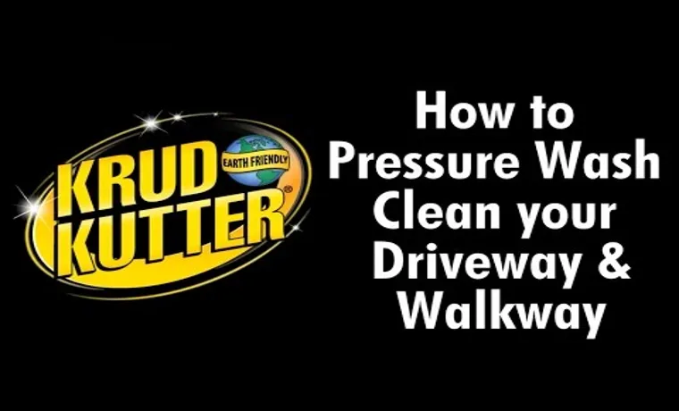 how to use krud kutter in pressure washer