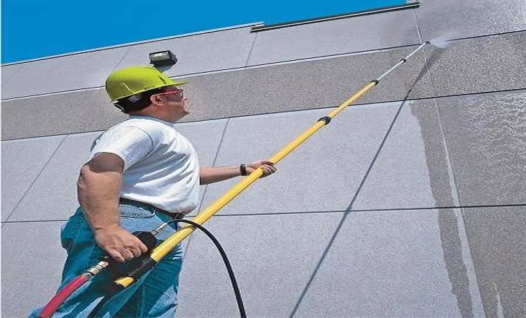 how to use long pressure washer wand