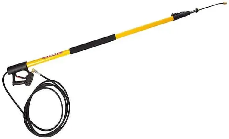 how to use pressure washer extension wand
