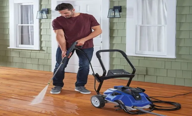 how to use the pressure washer