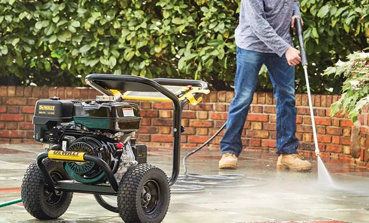 how:to operate a pressure washer