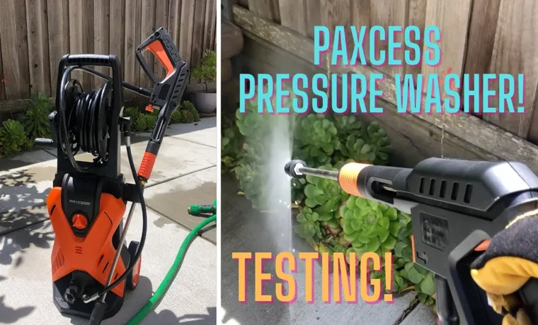 paxcess pressure washer how to use soap