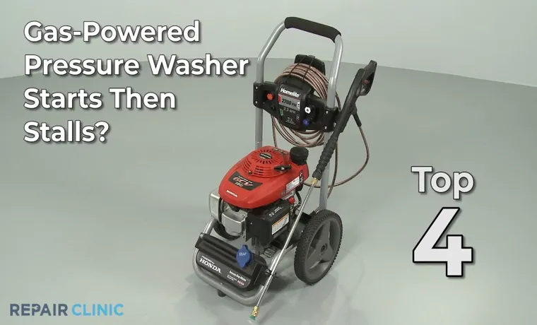 Pressure Washer Stalls when Trigger Released: Troubleshooting Tips