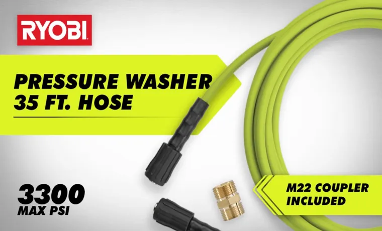 Ryobi Pressure Washer: How to Connect Hose and Ensure Optimal Performance